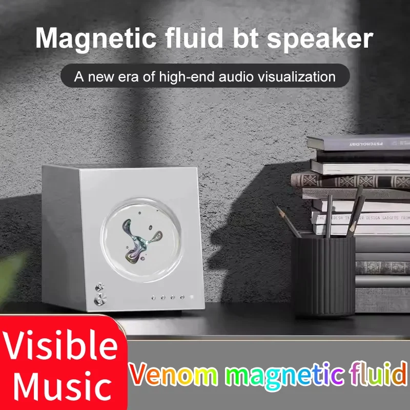 

Портативный музыкальный динамик Caixa De Som, музыкальный ритм, беспроводной Bluetooth динамик, визуальная музыка, танцующая магнитная жидкость, супер бас, сабвуфер