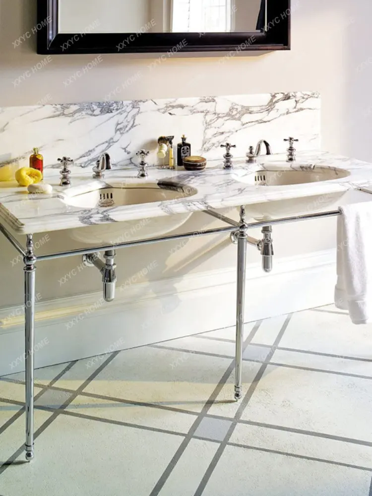 Bathroom Marble Countertop Metal Bracket Base Metal Stand