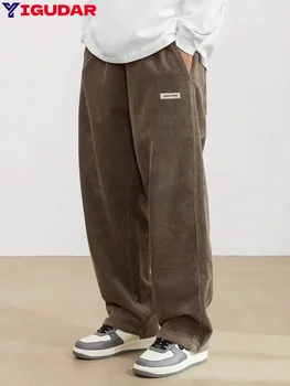 Corduroy pants men clothing Sweatpants Loose-Fit Casual Pants man baggy hosen Regular Length Trousers men cargo pants women 1 Corduroy pants men clothing Sweatpants Loose-Fit Casual Pants man baggy hosen Regular Length Trousers men cargo pants women 1