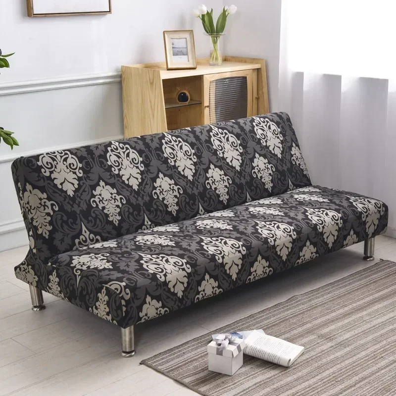 S/M/L Sofa Bed Cover Without Armrest Folding Sofa Cover Elastic Sofa Covers for Living Room Couch Covers for Sofas 4