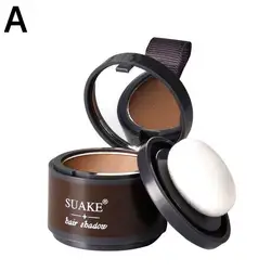 Multi - Color Hair Line Powder - Instantly Conceal Roots & Fill - In Hair for Natural, Waterproof Coverage (01 dark coffee)
