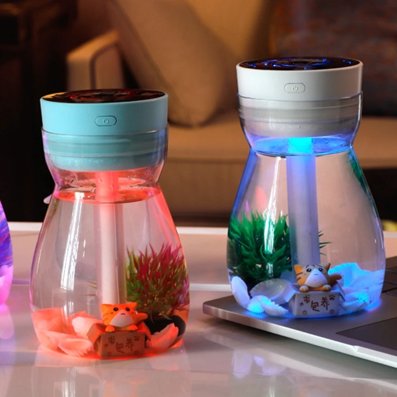 

20CC Cute Wishing Bottle Smart Air Humidifier USB Mist Maker Beauty Replenishing Aroma Diffuser Ultra-quiet Operation Fogger Air