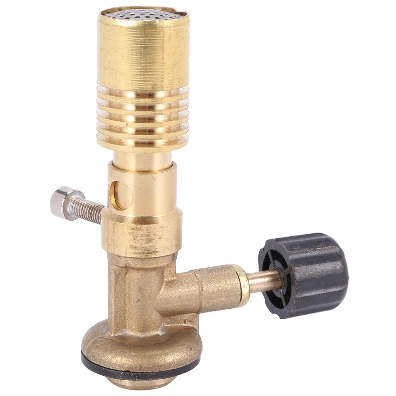 

High Temperature Brass Gas Turbo Torch Propane Weld Plumbing Portable Bunsen Burner Gas Burner Heating Furnace