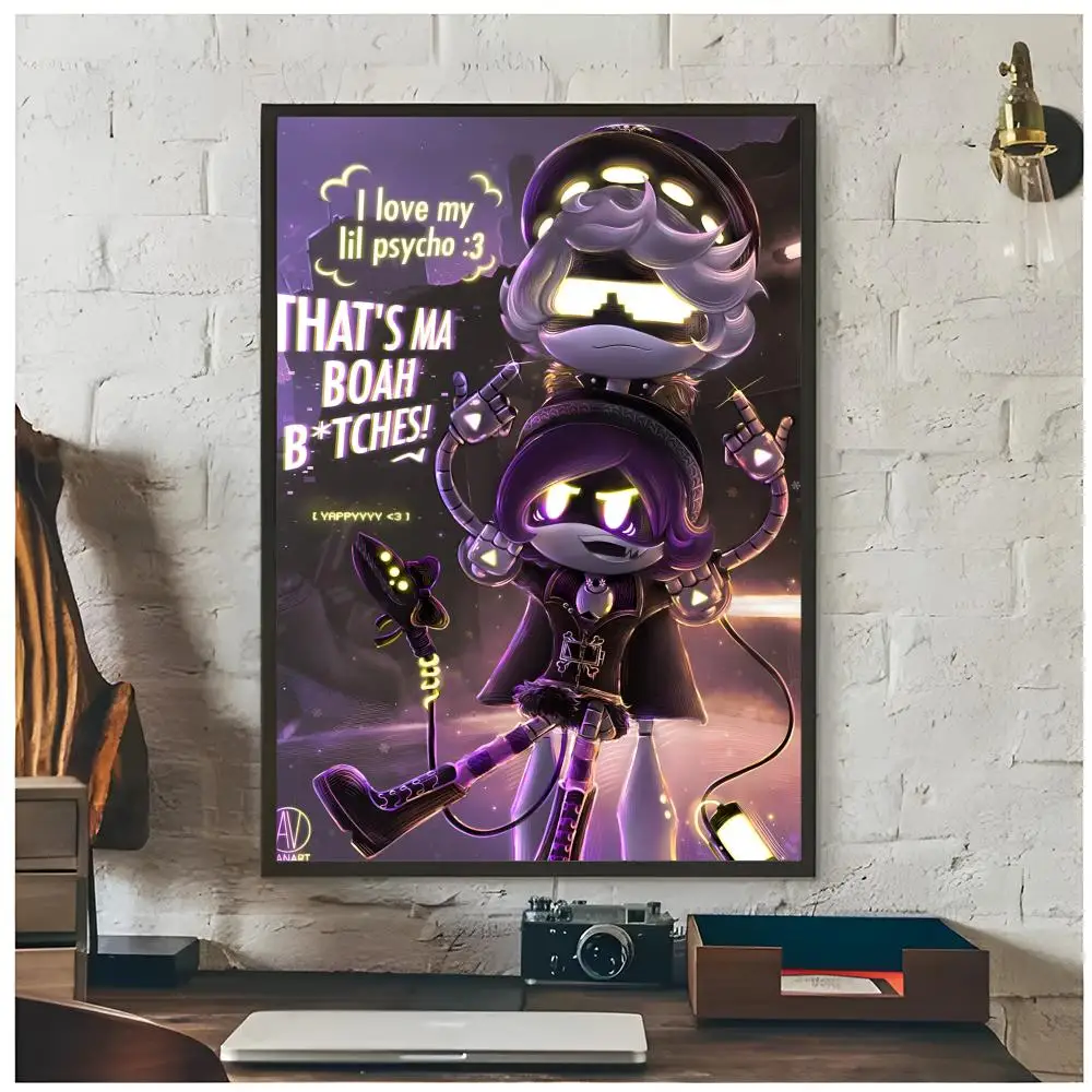 Premium Anime Sci-Fi Murder Drones Art Poster