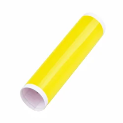 Smart Permanent Adhesive Vinyl Roll for Crafting and Custom Designs (Yellow)