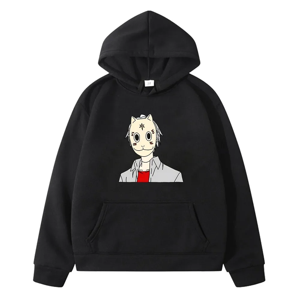 Худи Hotarubi с рисунком из аниме «No Mori E», свитшоты с рисунком манги в стиле Хай-стрит, одежда для мальчиков и девочек, уличная одежда, топ стандартного кроя