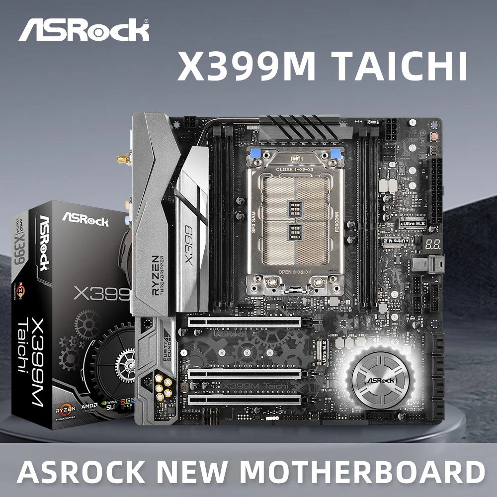 Asrock X399m Taichi X399 Micro Atx Micro Atx Asrock Threadripper