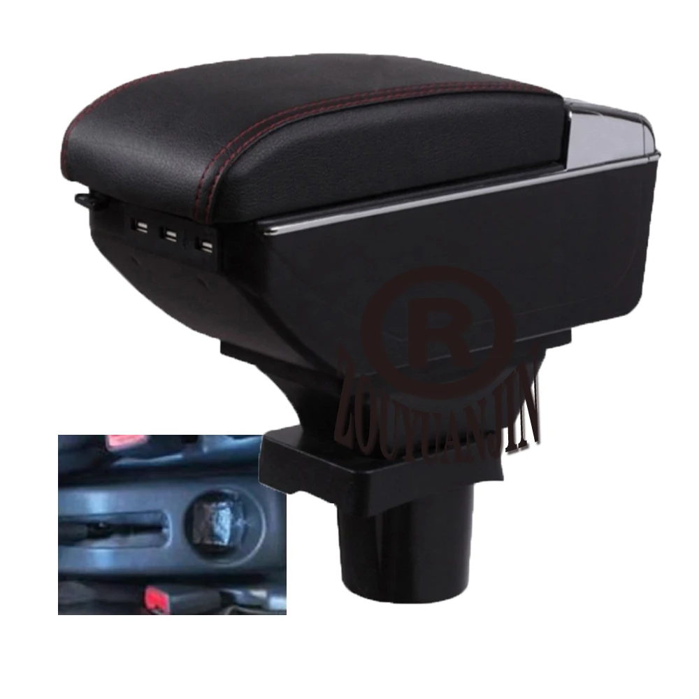 

Подлокотник для Toyota RAV4, центральный подлокотник с контейнером для хранения, подлокотник с подстаканником и пепельницей, USB