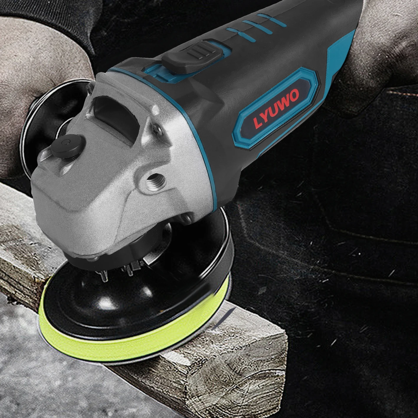 20V Cordless Electric Brushless Angle Grinder  Lithium-Ion Grinding Machine Electric Grinder Polishing Cutting Power Tools 4