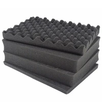 2 pre-cut foam 300*200*40mm + 1 wave sponge 300*200*30mm for tool box 1