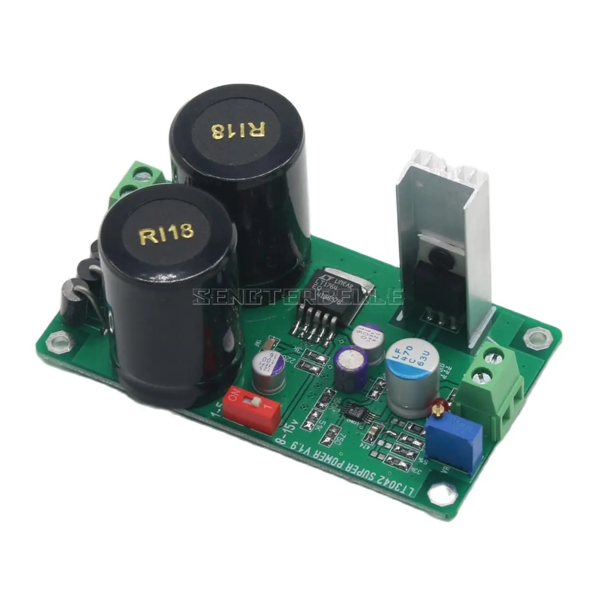 HIFI LT3042 Ultra Low Noise Linear Power Supply Board For Raspberry Pi Amanero XMOS Digital Interface