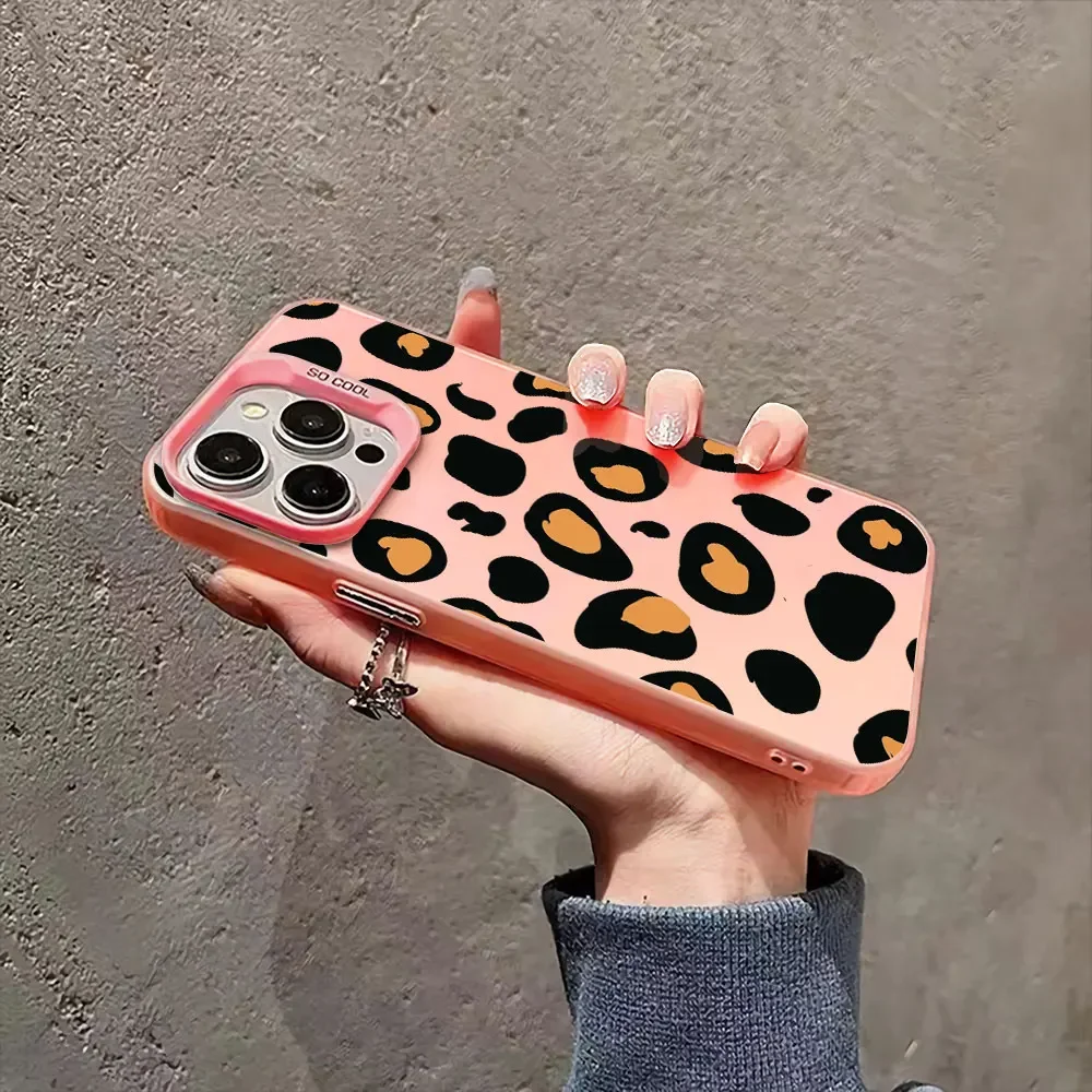 Leopard Matte Phone Case - Stylish and Durable Cover
