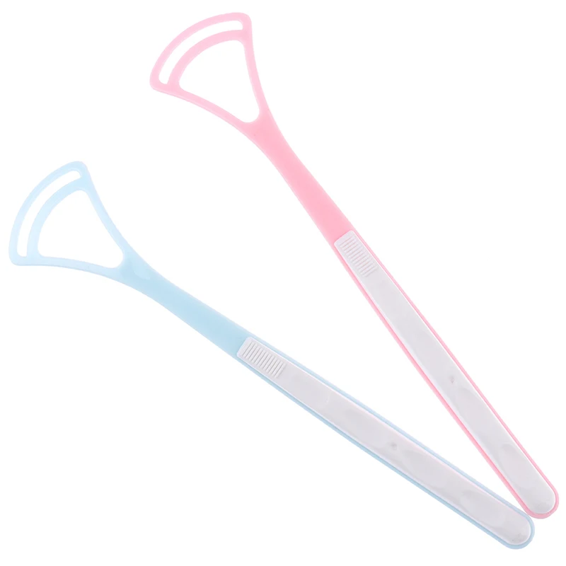 Tongue Cleaner Scraper Tongue Scraper Kids Gentle Bacteria Clean Set 2PCS tongue scraper