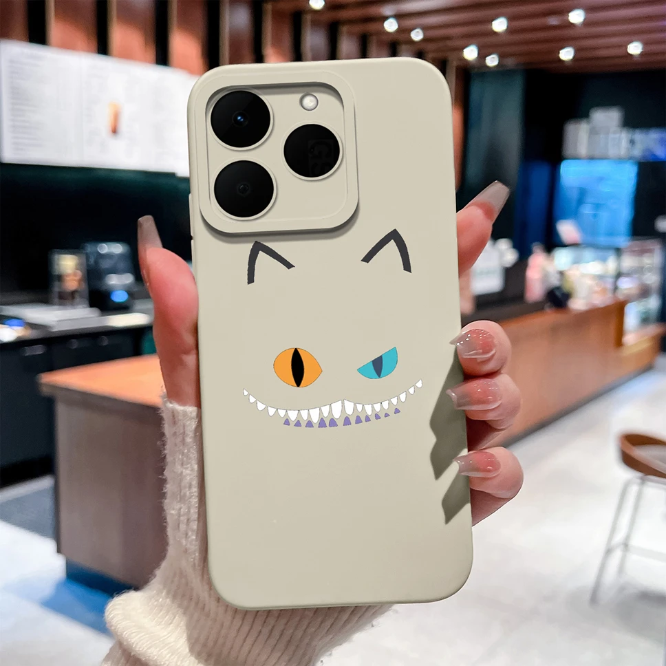 Funny Design Soft Liquid Silicone Full Coverage Shockproof Phone Case