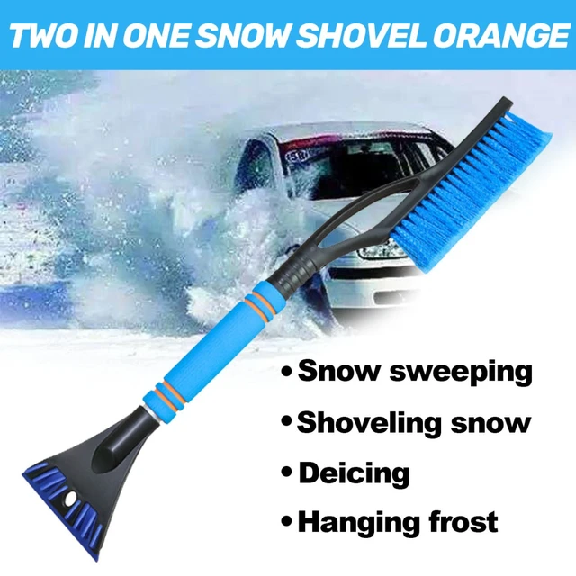 Grattoir à glace, brosse à neige rotative et Portable pour camions