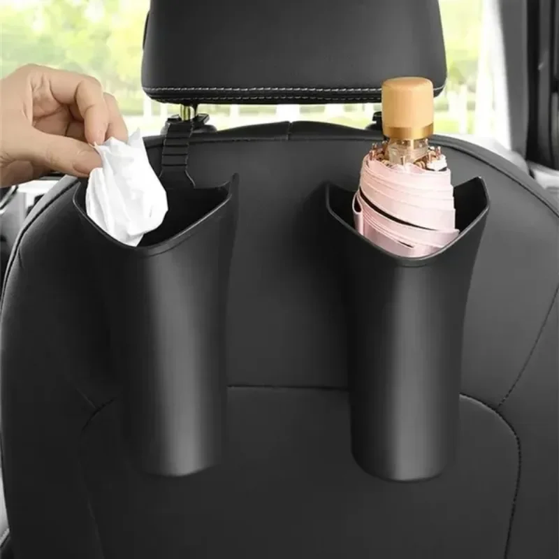 1PC Car Umbrella Storage Bin Car Interior Garbage Bin Hanging Type Rain And Sun Dual Purpose Female Inside The trash can
