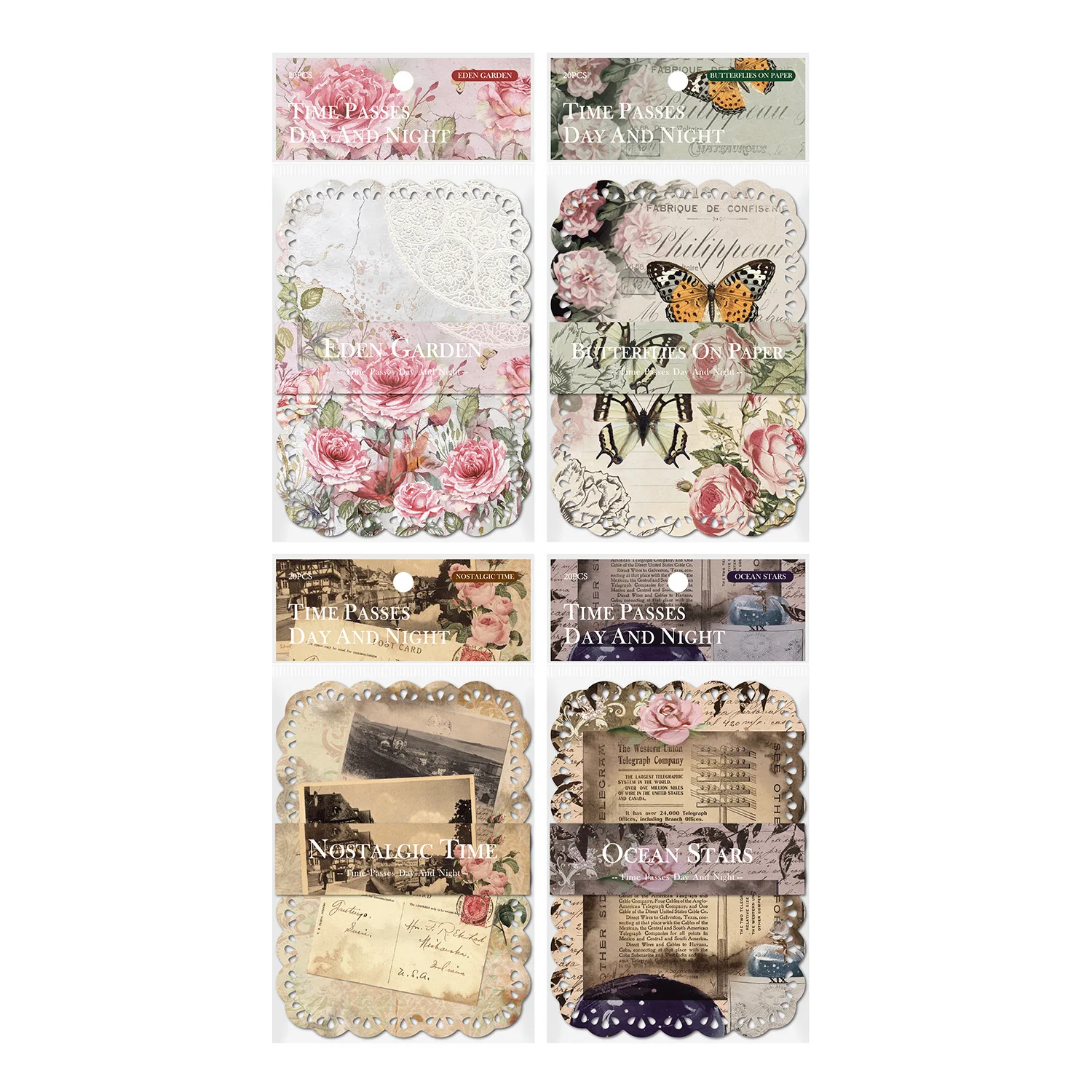 Vintage Lace Scrapbook Paper 5