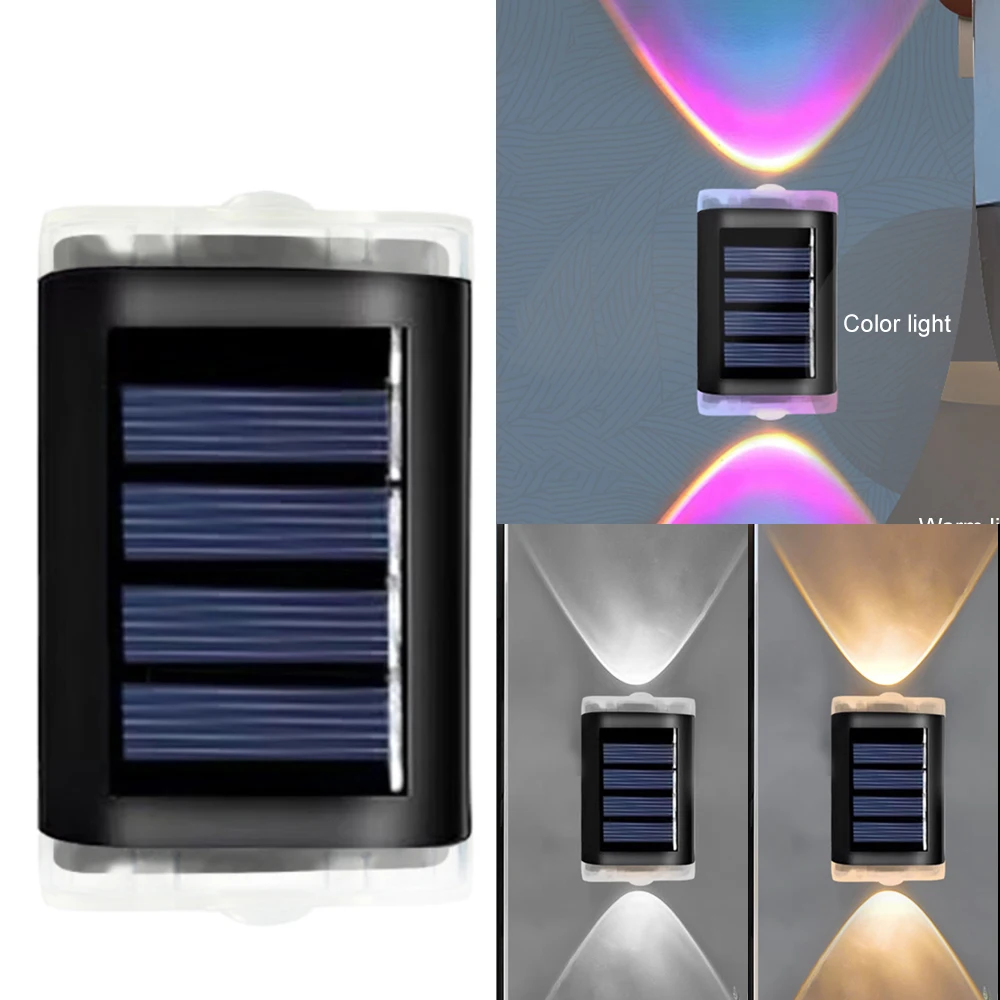 Led Solar Wall Light Outdoor Waterproof Solar Lamp Fence Deck Garden Patio Pathway Stair Street Landscape Balcony Decoration buried light for garden strong solar waterproof underground deck light patio street night lamp pathway yard driveway