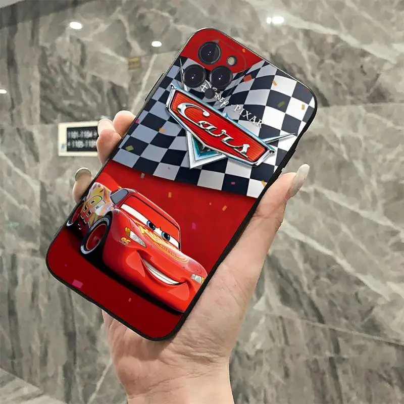 thumbnail image 1 of Funda de teléfono Disney Cars Lightning McQueen para iPhone 8 7 6 6S Plus X SE 2020 XR XS 14 11 12 13 Mini Pro Max Funda para móvil, 1 of 4