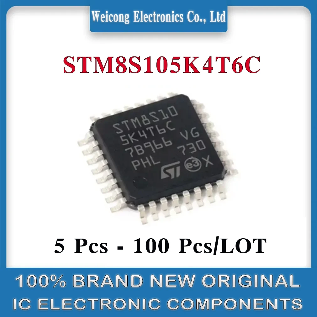 

STM8S105K4T6C STM8S105K4T6 STM8S105K4T STM8S105K4 STM8S105K STM8S105 STM8S10 105K4T6C STM8S STM8 STM IC MCU Chip LQFP-32