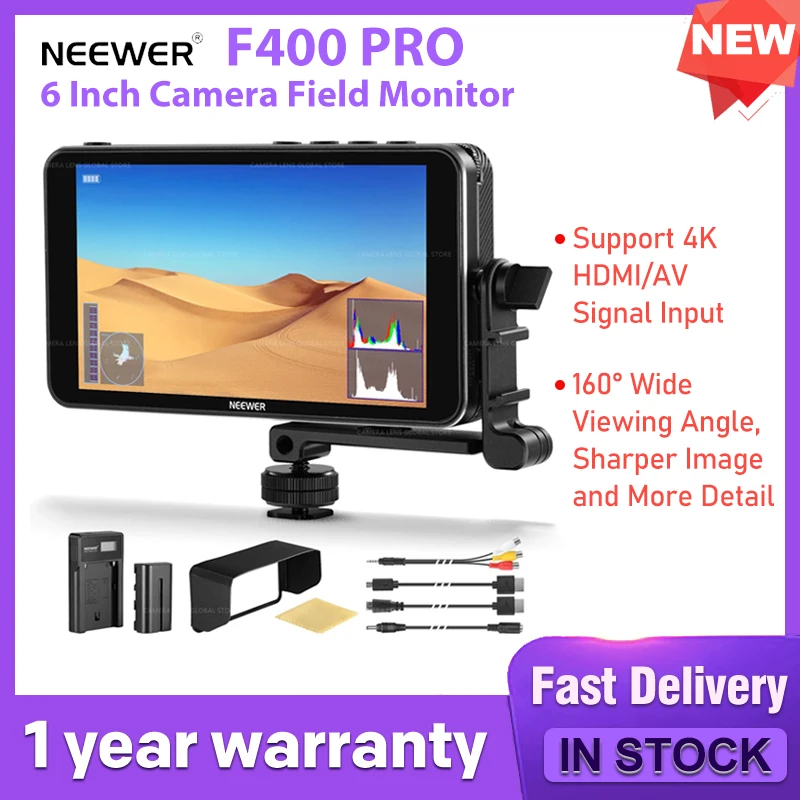 NEEWER F400 PRO 6インチカメラフィールドモニター 【公式通販】