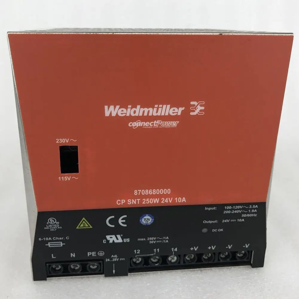 

1PC Used For Weidmuller 8708680000 power supply Free Shipping#QW