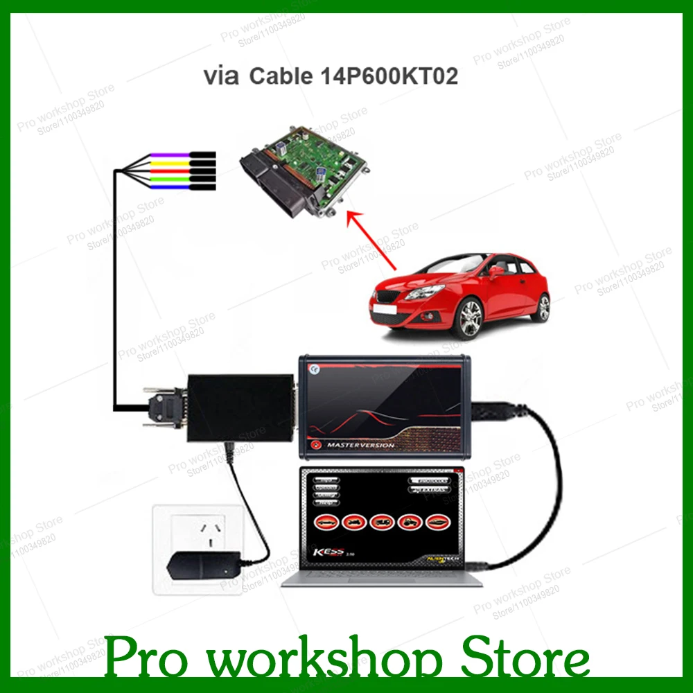 ECU programming tool KESS V5.017 Software Version Ksuite 2.80 Recover car fault codes Online support Bike/Car/Truck/Tractor/Boat