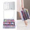 48 Bottle Nail Polish Case: Portable, Adjustable