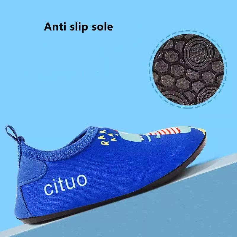 Children Beach Shoes Baby Soft Floor Indoor Slipper Snorkeling Swim Socks Boys And Girls Anti-slip Home Barefoot Kids Slippers 6