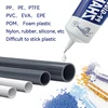 Zhanlida 110ML Polypropylene PP Glue PE EVA POM PU Plastic Leather Waterproof Soft Glue Strong PVC Glue 1