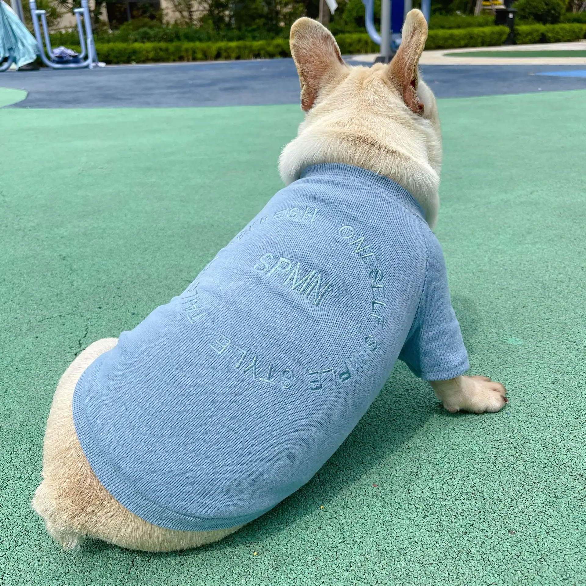Blouson à capuche avec motifs animaux bébé garçon vert