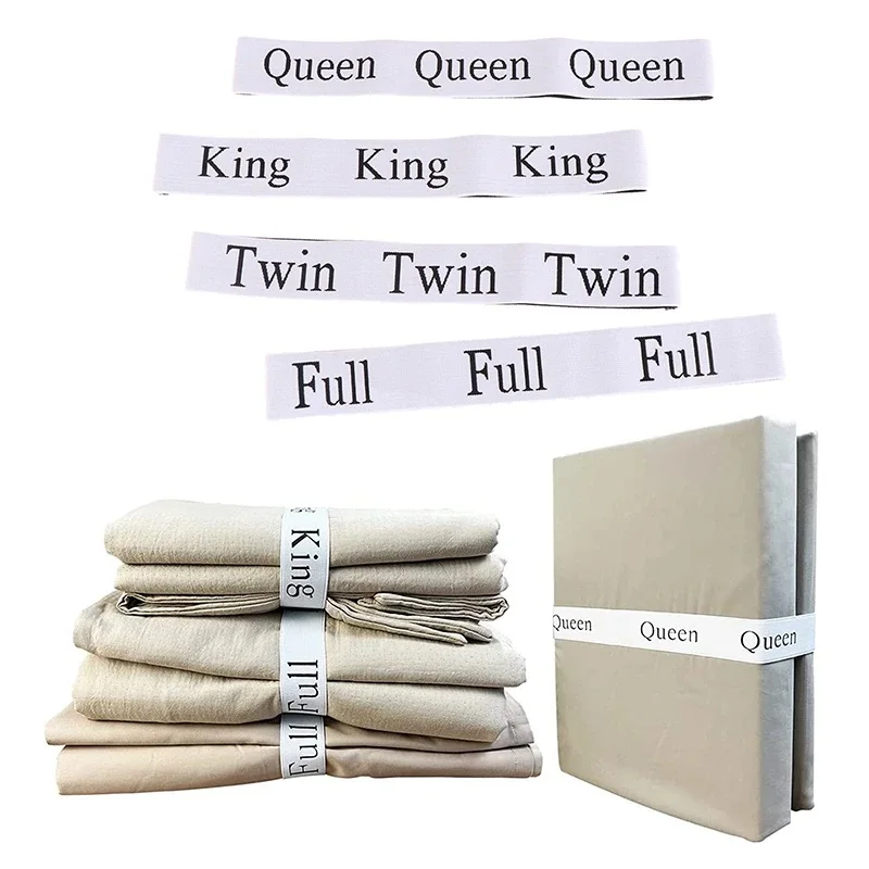 Elastic Bed Sheet Organizer Bands Set for King Queen Full Twin
