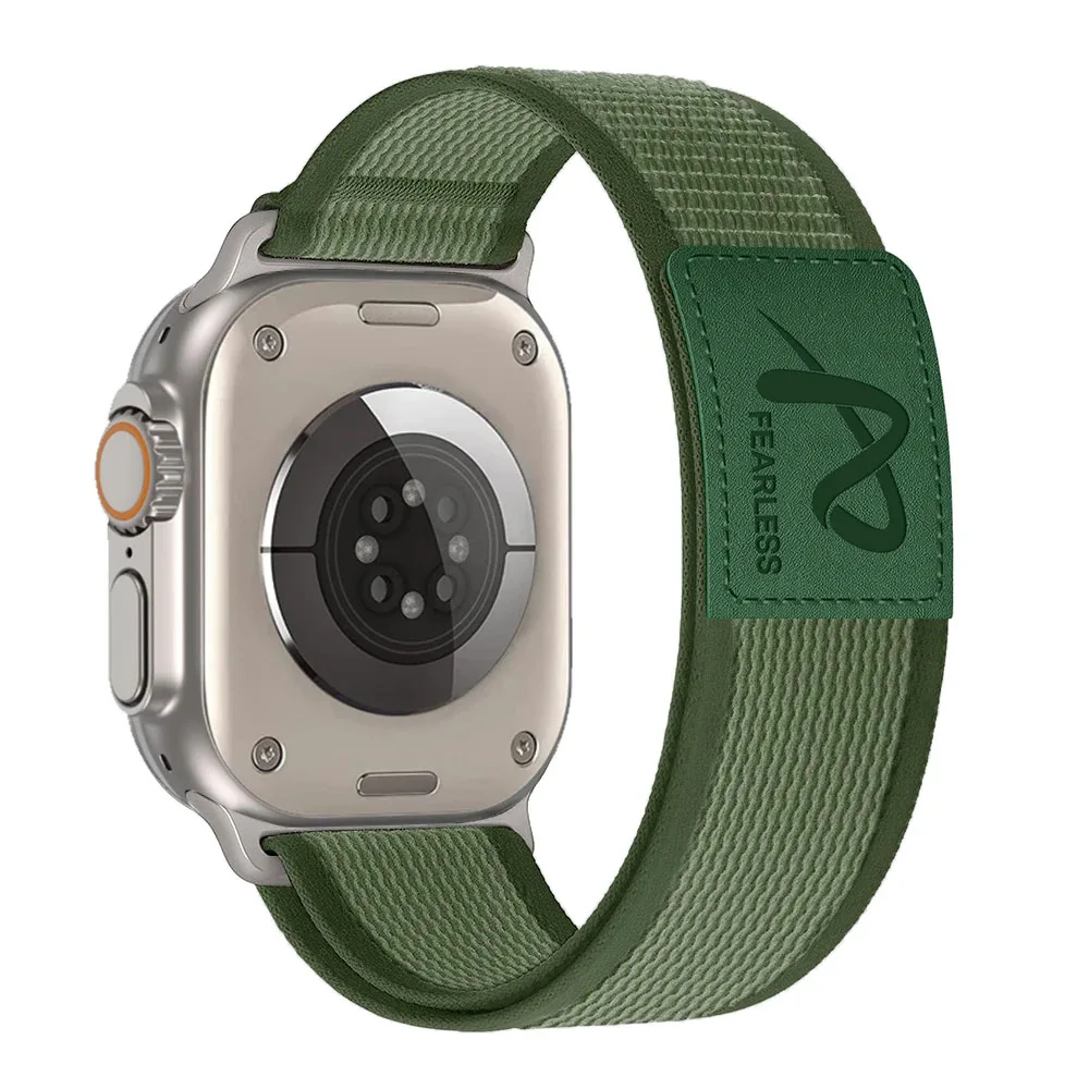 Trail+ Premium Leather Strap with Nylon Accents