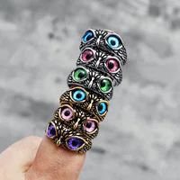 Stainless Steel Owl Ring Men Women Couple Athena Lucky Rings Prophecy Vintage Trendy Jewelry Creativity Best Gift Dropshipping 2