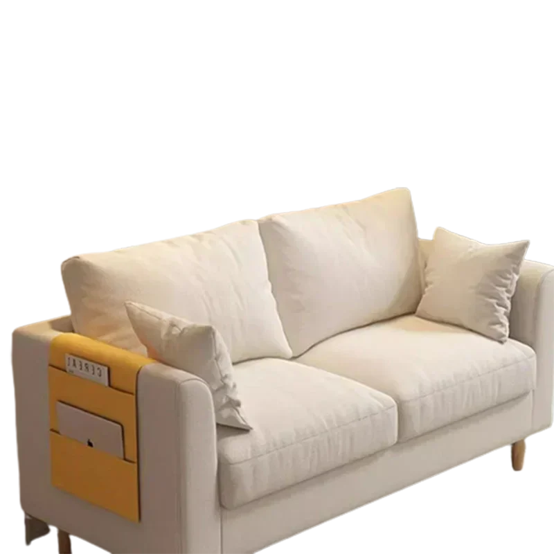 Modern Soft Living Room Sofas Lazy Large Hotel Recliner Sofas Floor Daybed Nordic White Divani Da Soggiorno Home Furniture images - 6