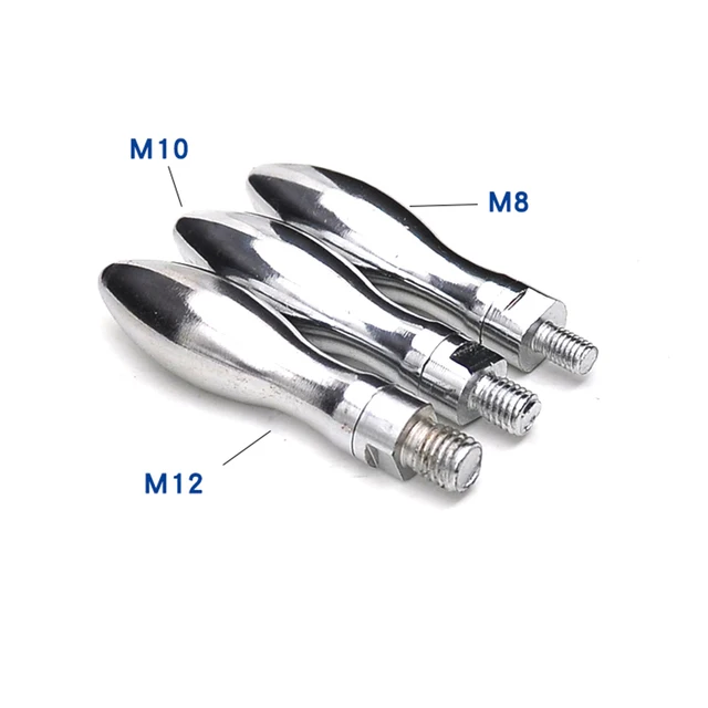 1pcs 새로운 고품질 솔리드 메탈 머신 핸드휠 M6 M8 M10 M12 스레드 회전 핸들 그립 실버
