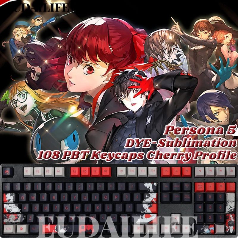 

Чехол-переключатель для клавиатуры Persona 5 108 с сублимационной печатью