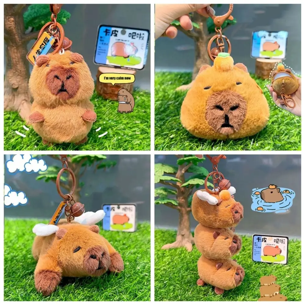

Simulation Capybara Capybara Plush Pendant Cloth Doll Carpi Steak Capybara Plushie Keychain Cute Soft Capybara Plush Keyring