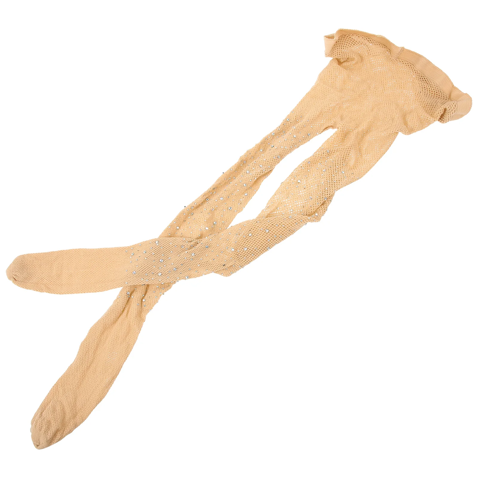 

Women's Pantyhose Crystal High Waist Mesh Rhinestone Stockings Sparkly Fishnet Cute