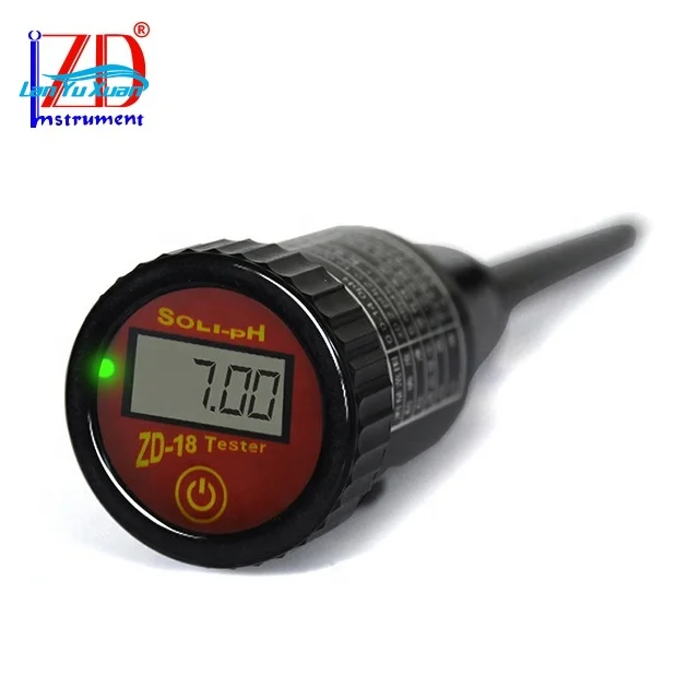 

LCD display digital soil pH meter tester