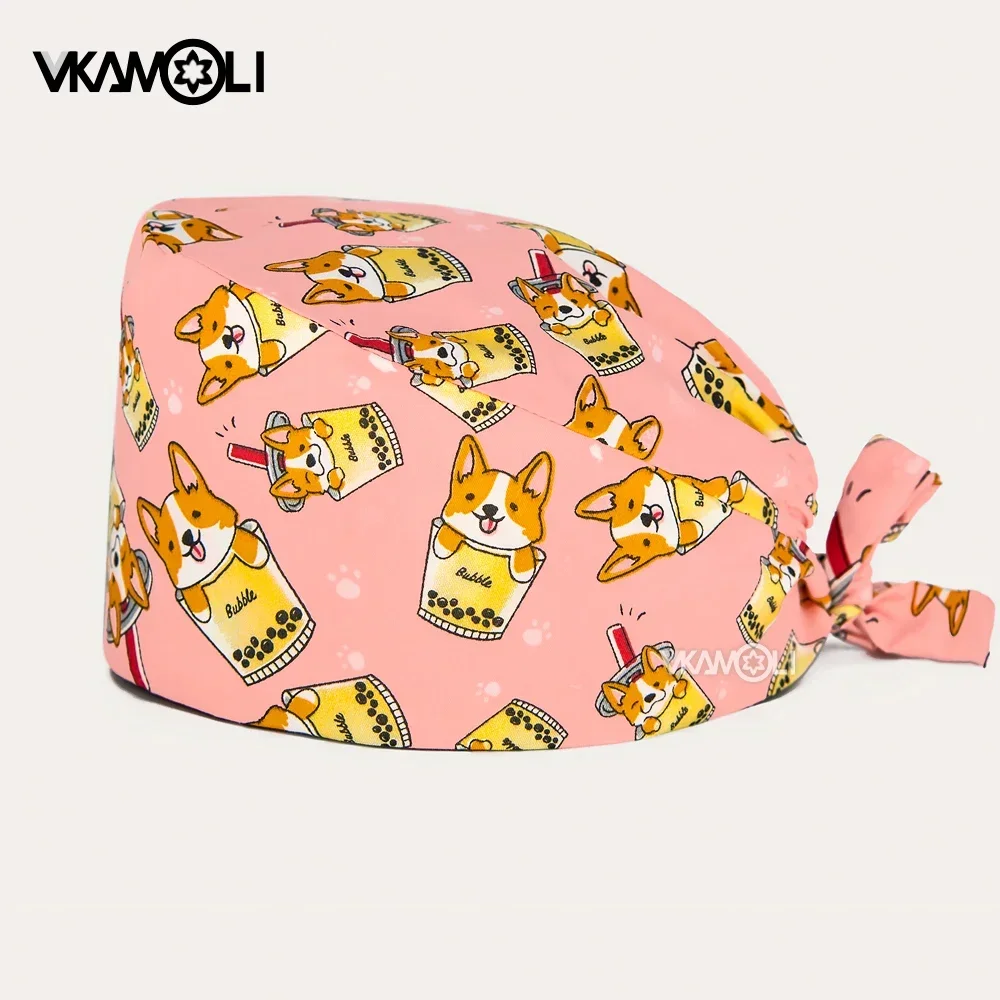 Nurse Hat medical scrub hats For Women Men gorros quirurgic Salon Pharmacy Bonnet Caps Lab Pet Doctor Surgicals Cap