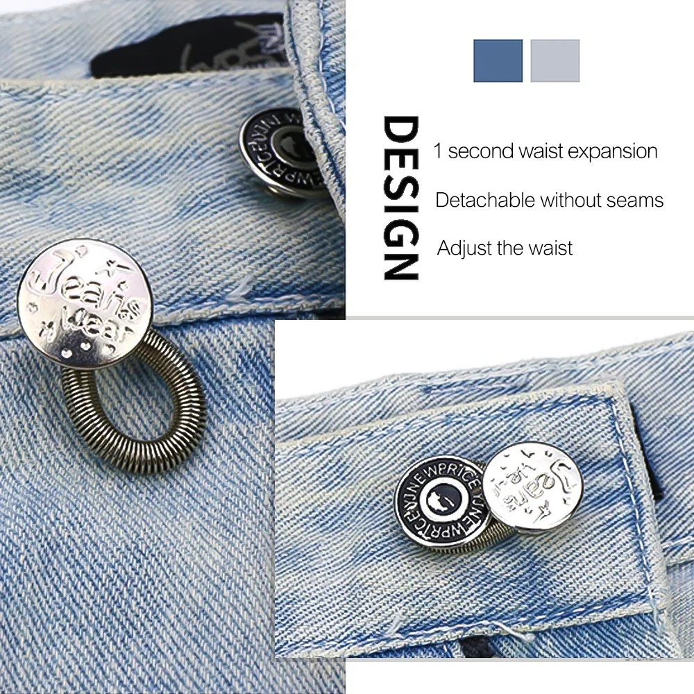 Waist Extenders for Men and Women Adjustable Waistband Expanders for Jeans  Trousers Pants Buttons Extender Unisex Belt Extension