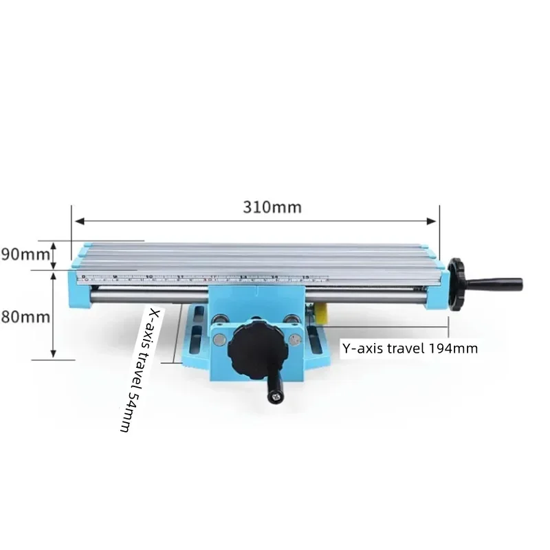 Multi-function Mini Cross Milling Machine Table Small Home Drilling Machine Milling Table Bracket Slide Milling Cutter