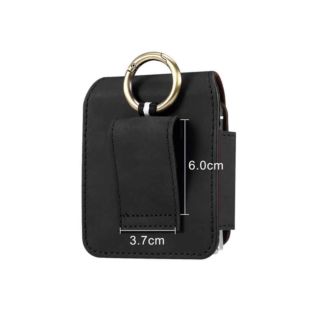 삼성 갤럭시 Z 플립 6 플립 5 플립 4 플립 3 플립 2 벨트 클립 홀스터 케이스 커버, 모토로라 레이저 40, 40 울트라용 가죽 허리 가방