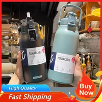 Large Capacity Stainless Steel Thermos Water Bottle Tumbler Outdoor Sport Vacuum Flask Thermal Mug Travel Insulated Cup
