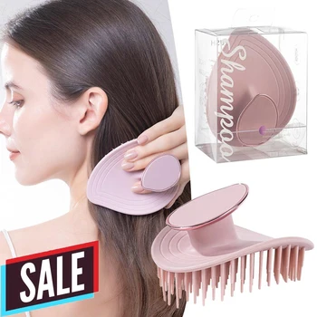 Massaggiatore per Cuoio Capelluto per la Cura dei Capelli, Spazzola per Shampoo ed Esfoliante per Tutti i Tipi di Capelli, Rilassante ed Esfoliante