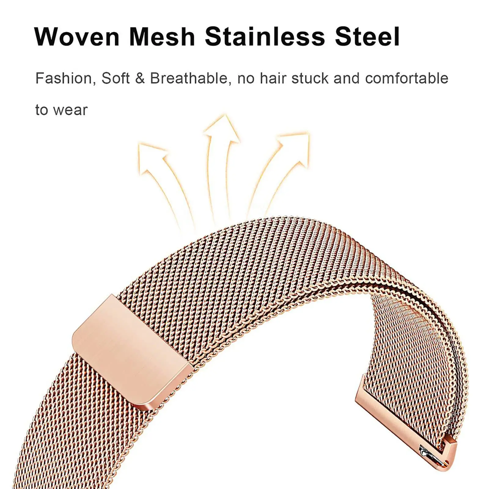 Jialiang Premium Milanese Magnetic Stainless Steel Watchband Strap