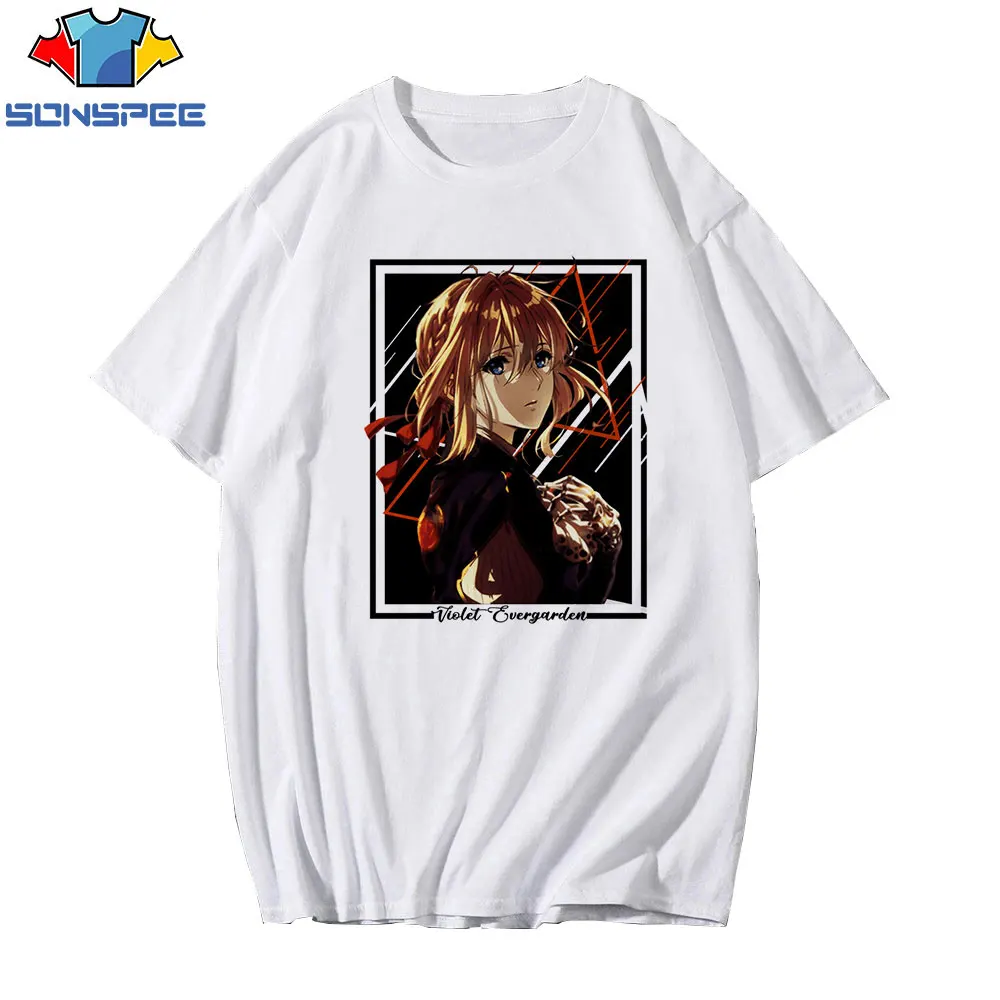 

Anime Violet Evergarden T-shirt Kawaii Men Women Boys Girls Cosplay Costumes Short Sleeve Tops Summer Cotton Unisex Tees Male