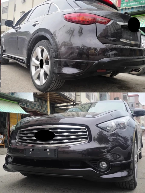 インフィニティfx35、fx37、50s、qx70s、2009-2018用の未塗装フロント 