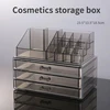 Multi-layer Drawer Acrylic Transparent Makeup Storage Organizer Large Cosmetic Display Case Stackable Drawers Dresser 1